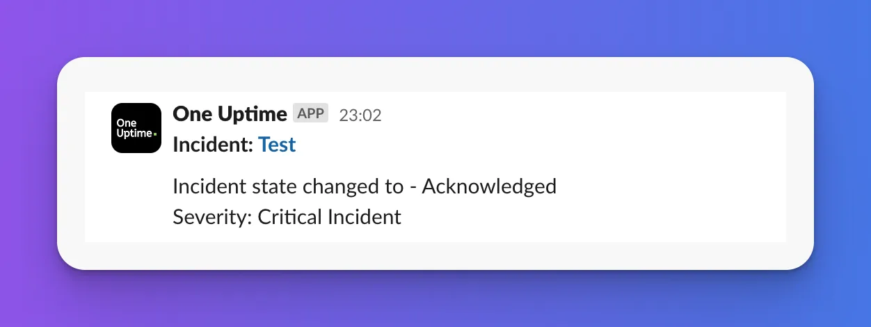 Final Message in Slack
