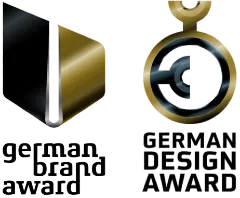 German Brand Award and German Design Award logos